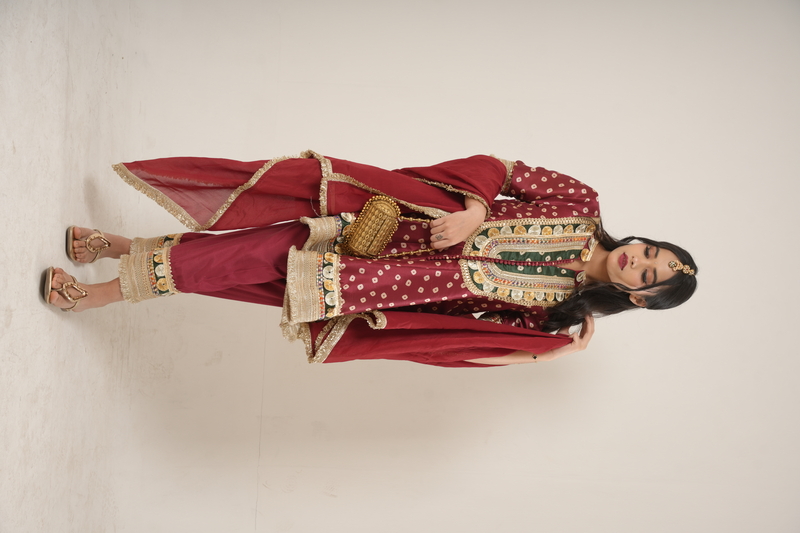 Zorha Rust Suit Set
